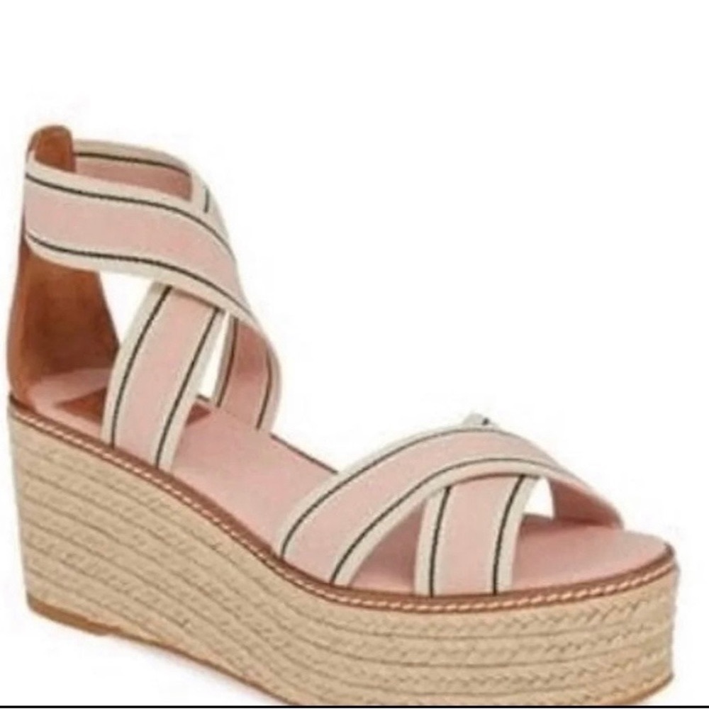 Tory Burch Espadrille Platform Sandals Size 7